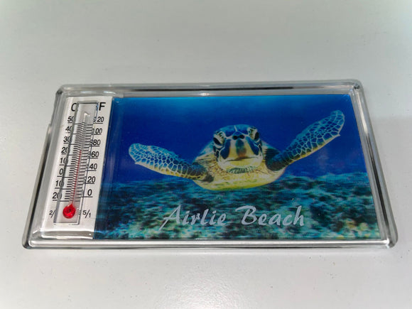 3D Thermometer Magnet Turtle - Airlie Beach