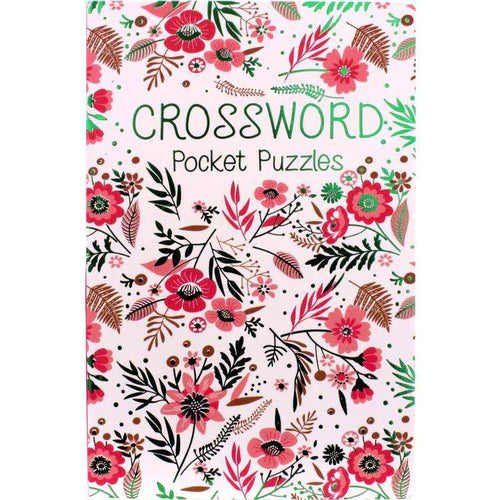 Crossword Pocket Puzzle Book - Floral Cover (659)