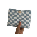 Hand Made Crochet Book Sleeve - Queensland Made BLUE ONLY LEFT