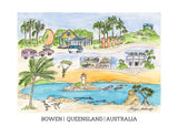 True Heart Connections - The Whitsundays PACK OF 5 Post Cards  - LOCAL ARTIST