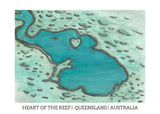 True Heart Connections - The Whitsundays PACK OF 5 Post Cards  - LOCAL ARTIST