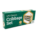 LPG Classic: FOLDABLE Cribbage Set - The classic card game with a funky board!