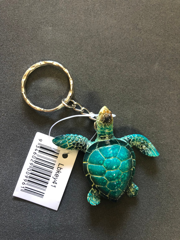 Small Ceramic Turtle Key Chains