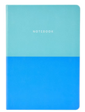 A5 Journal Hard Cover - Blue Two Tone (884)