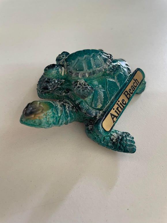 Airlie Beach Turtle with Baby On Back - Souvenir