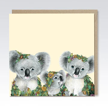 Marini Ferlazzo Greeting Card - Koala Family