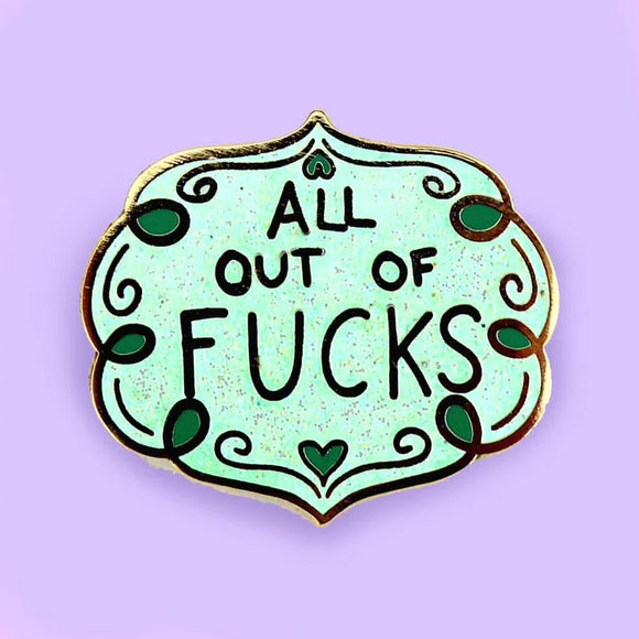 Lapel Pins - All Out Of F*cks