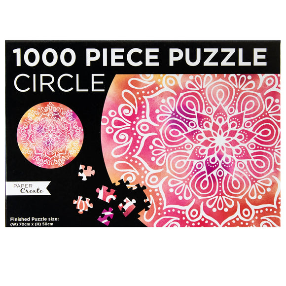 Paper Create 1000-Piece Jigsaw Puzzle, Circle