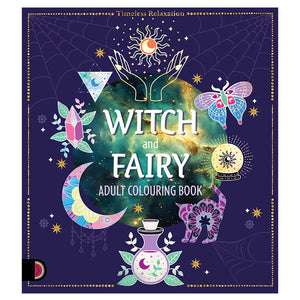 Timeless Relaxation Witch and Fairy Adult Colouring Book (295)