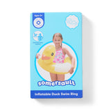 Inflatable Animal Shape Swim Ring Duck (304)