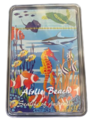 Sealife of Australia Playing Cards in Airlie Beach Plastic container