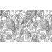 Nature Colour Vibes Adult Colouring Book (044)