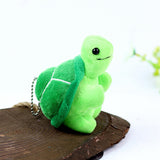 Soft Plush Turtle on chain