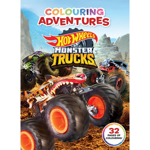 Hot Wheels Monster Trucks: Colouring Adventures (Mattel) (483)