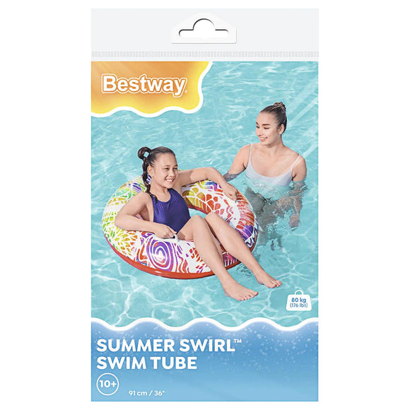 Bestway Summer Swirl Swim Ring 91cm / 36 in (021)