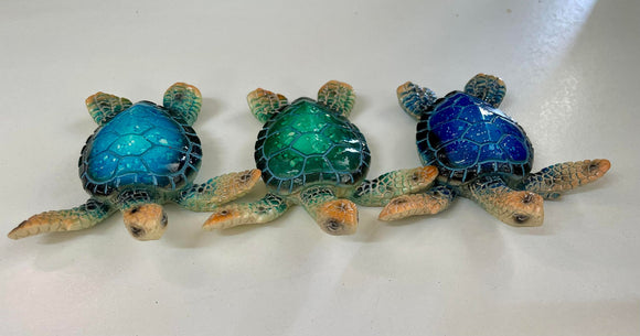 Small Marble Turtle Ornament