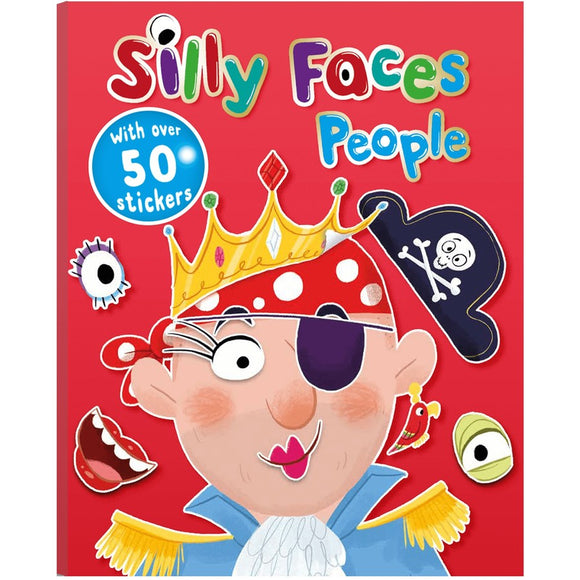 Silly Faces People Sticker Book (835)