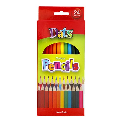 DATS Pencils Colour 24pk (544)