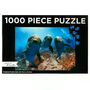 Paper Create 1000-Piece Jigsaw Puzzle, Dolphins