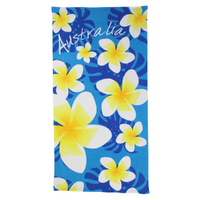 Beach Towel - Australia Blue Frangipani