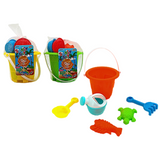 Beach Toy Set in Bucket and Mesh Bag - 5 Pieces (906)