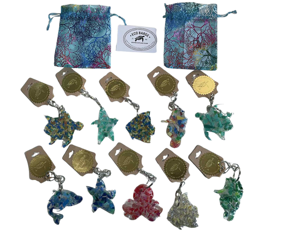 Eco Barge Charity Key Chains