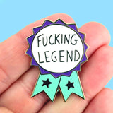 Jubly Umph Lapel Pins - Fucking Legend