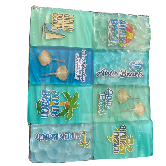 Jadini Airlie Beach Resin Fridge Magnets - LOCALLY HANDCRAFTED