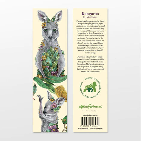 Bookmark - Kangaroo Family