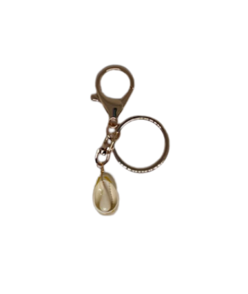 Rose Gold Colour Shell Keychain