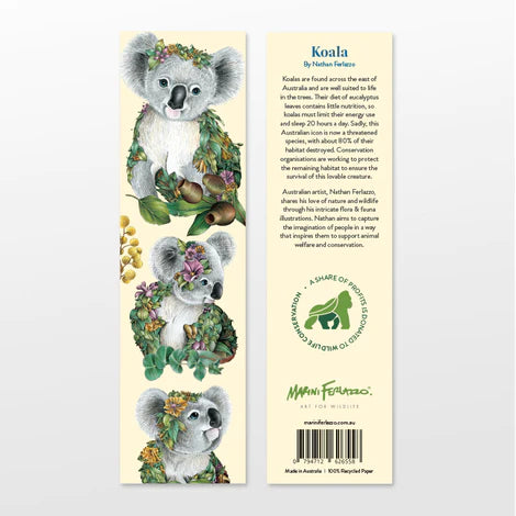 Bookmark - Koala Family