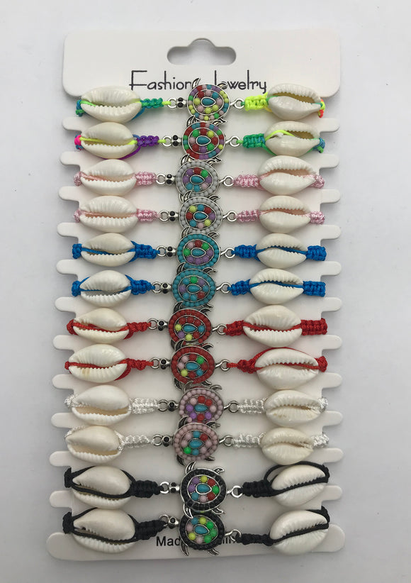 Turtle & Shell Bracelet - Multicolours (626)