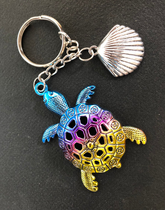 Colourful Turtle with Shell Key Chain