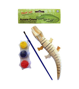 Paint Me Wobbly Wood Crocodile Paint Set