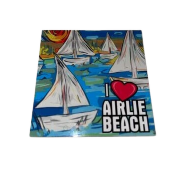 I Love Airlie Beach Magnet - LOCAL ARTIST