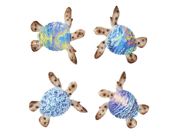 8cm Mosaic Turtle Magnet