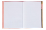 A5 Journal Soft Cover - Pink with Zip Pocket (757)
