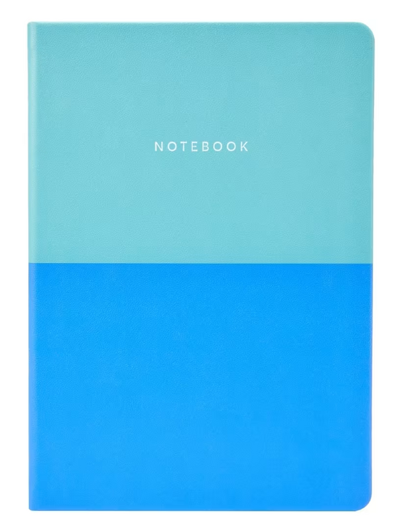 A5 Journal Hard Cover - Blue Two Tone (884)