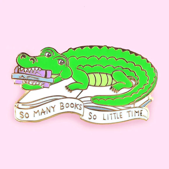 Lapel Pin - So Many Books So Little Time