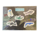 Laura Black Art LOCALLY MADE Vinyl Sticker Packs