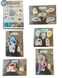 Laura Black Art LOCALLY MADE Vinyl Sticker Packs