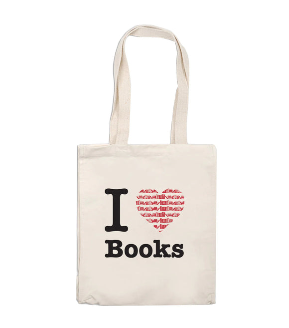 Canvas Tote Bag - I Love Books