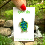 Green Sea Turtle Pin - DESIGNED AND MADE IN AUTRALIA (401)