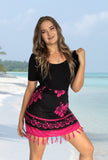 Zantika Mini Tie Sarongs - Hibiscus - Assorted Colours CLICK ON PIC TO SEE ALL DESIGNS