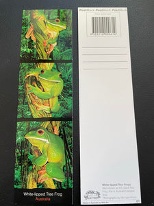 Bookmark - White-Lipped Tree Frogs (614)