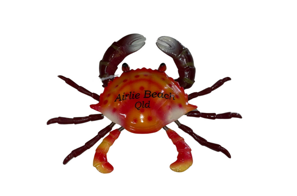 Airlie Beach Crab Magnet with Spring Legs