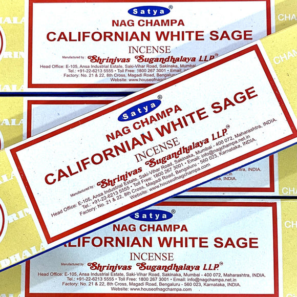 Satya Incense Sticks - Californian White Sage