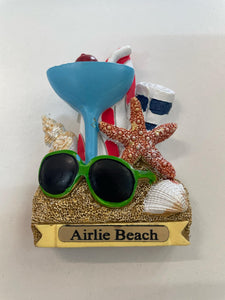 Seaside Fridge Magnet - Airlie Beach