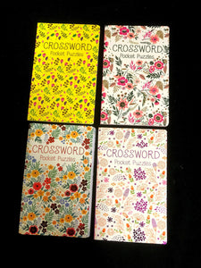 Floral Crossword Pocket Puzzle Book (641)