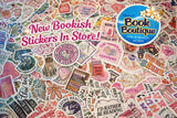 Book Lover's Stickers - Book Motivational / Vintage Vinyl Stickers
